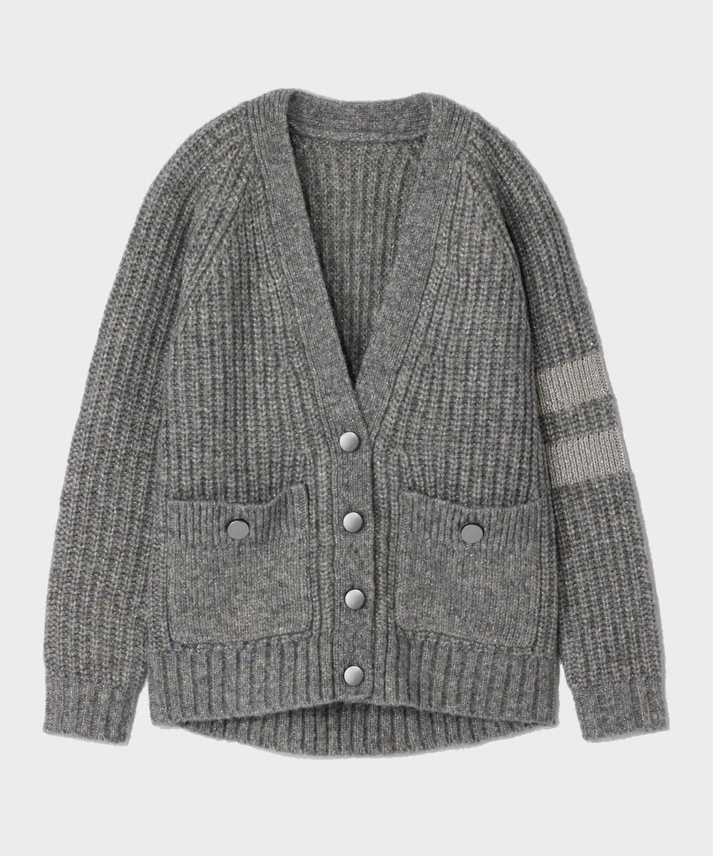 GRACE CONTINENTAL ラメニットカーディガン 