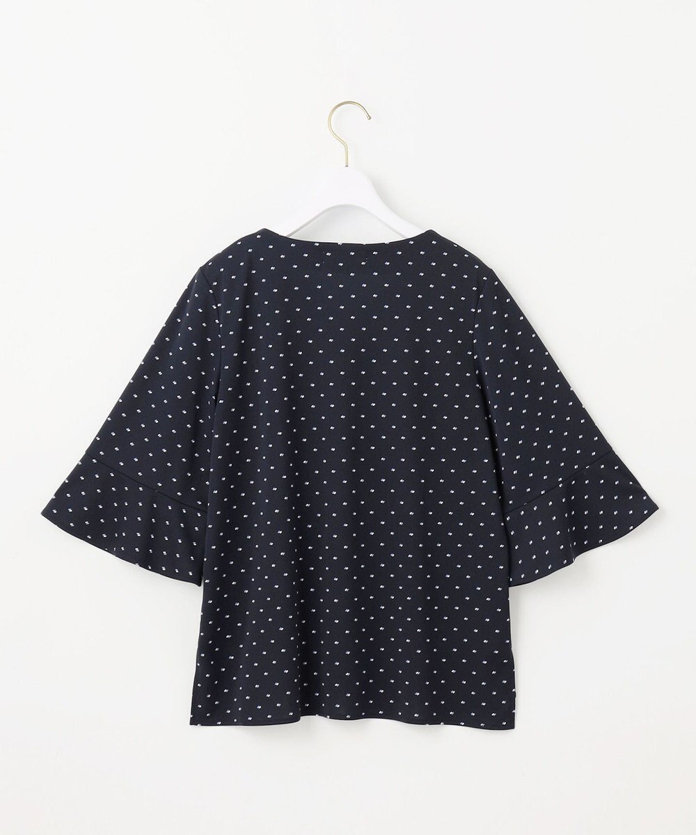 ANY SIS 【接触冷感・吸水速乾・UVケア】エアリードレープスムース 七分袖 ブラウス 