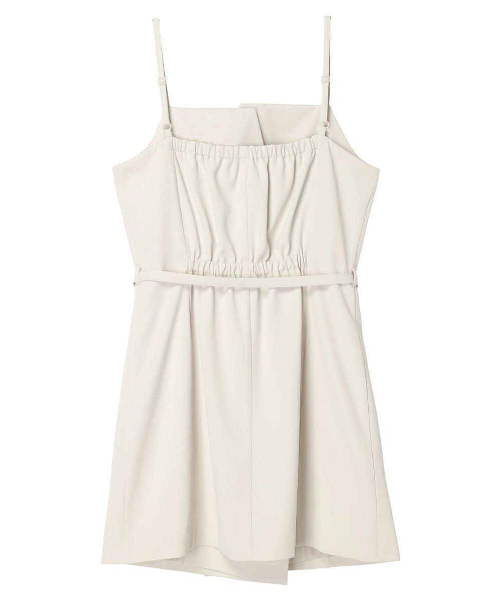 earth music&ecology トレンチ風キャミミニワンピース 