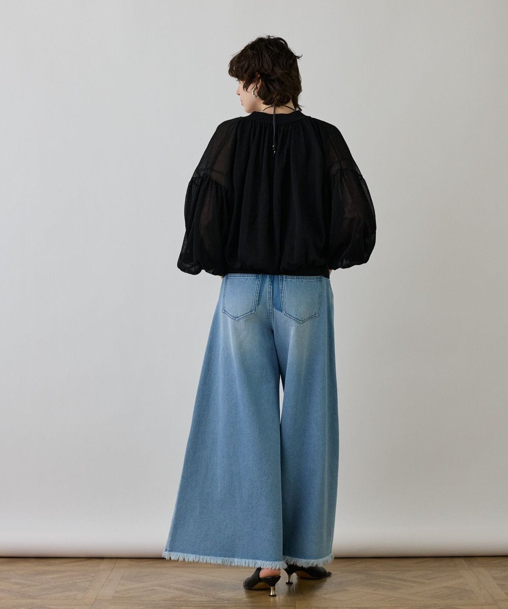 GRACE CONTINENTAL シアーニットバルーンジャケット 