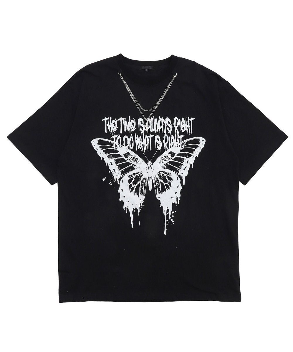 WEGO アクセ付きハードグラフィックT（SS） 