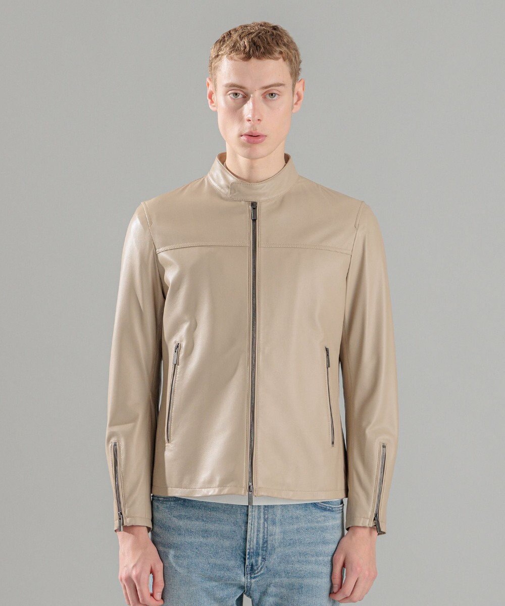 JOSEPH HOMME ライトラムナッパ レザー　    シングルライダース 