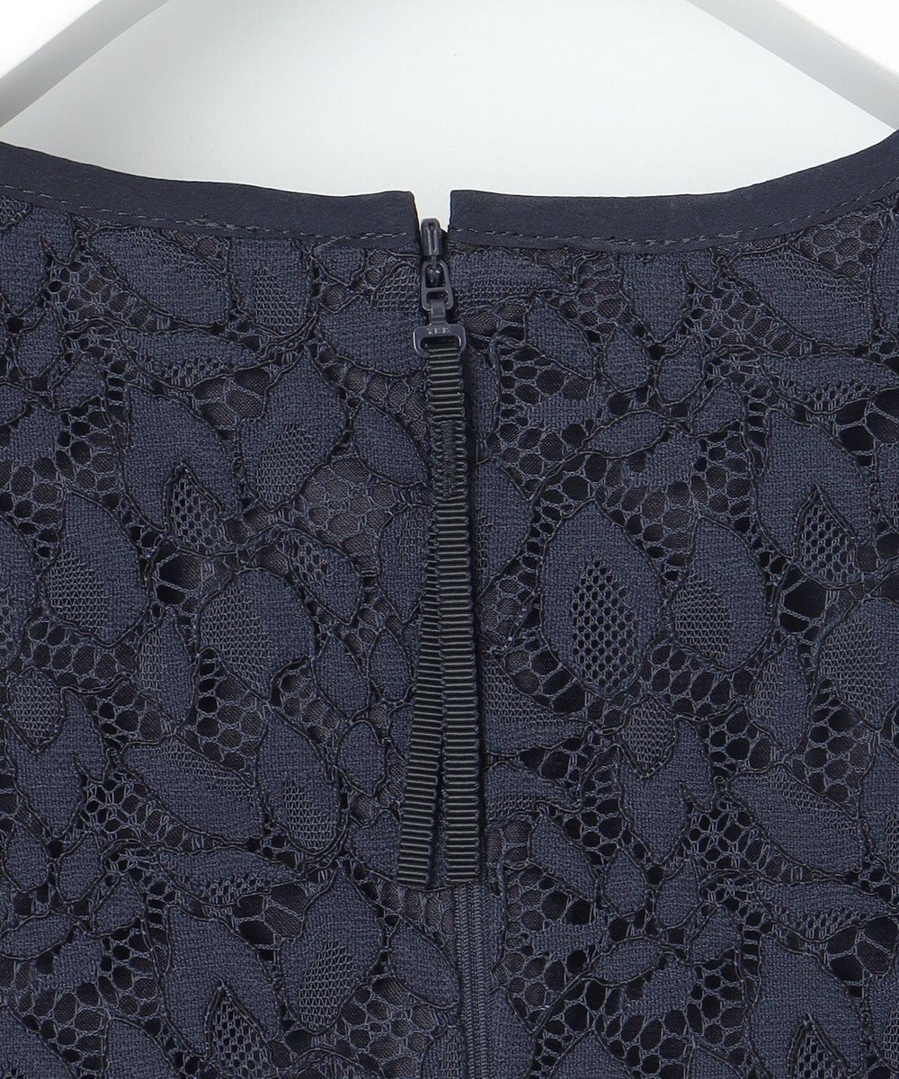 自由区 S 【洗える】フラワーリーフコードレース ワンピース 