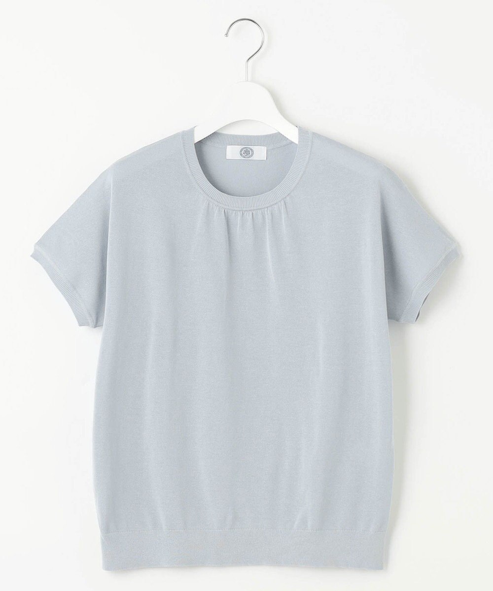 J.PRESS LADIES L 【洗える・抗菌防臭】コットンアセテート ドルマン ニット 