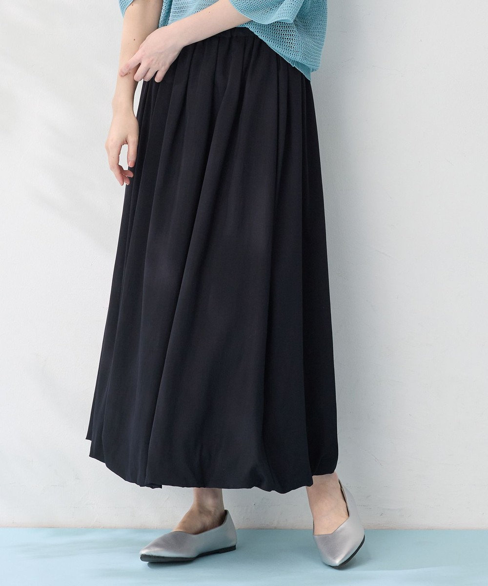 ANY L 【撥水/ウエストゴム】バルーンスカート 