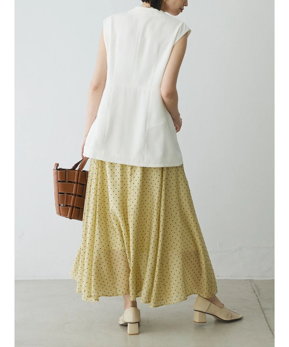 Green Parks AnriettMusee ドットフレアーロングスカート 
