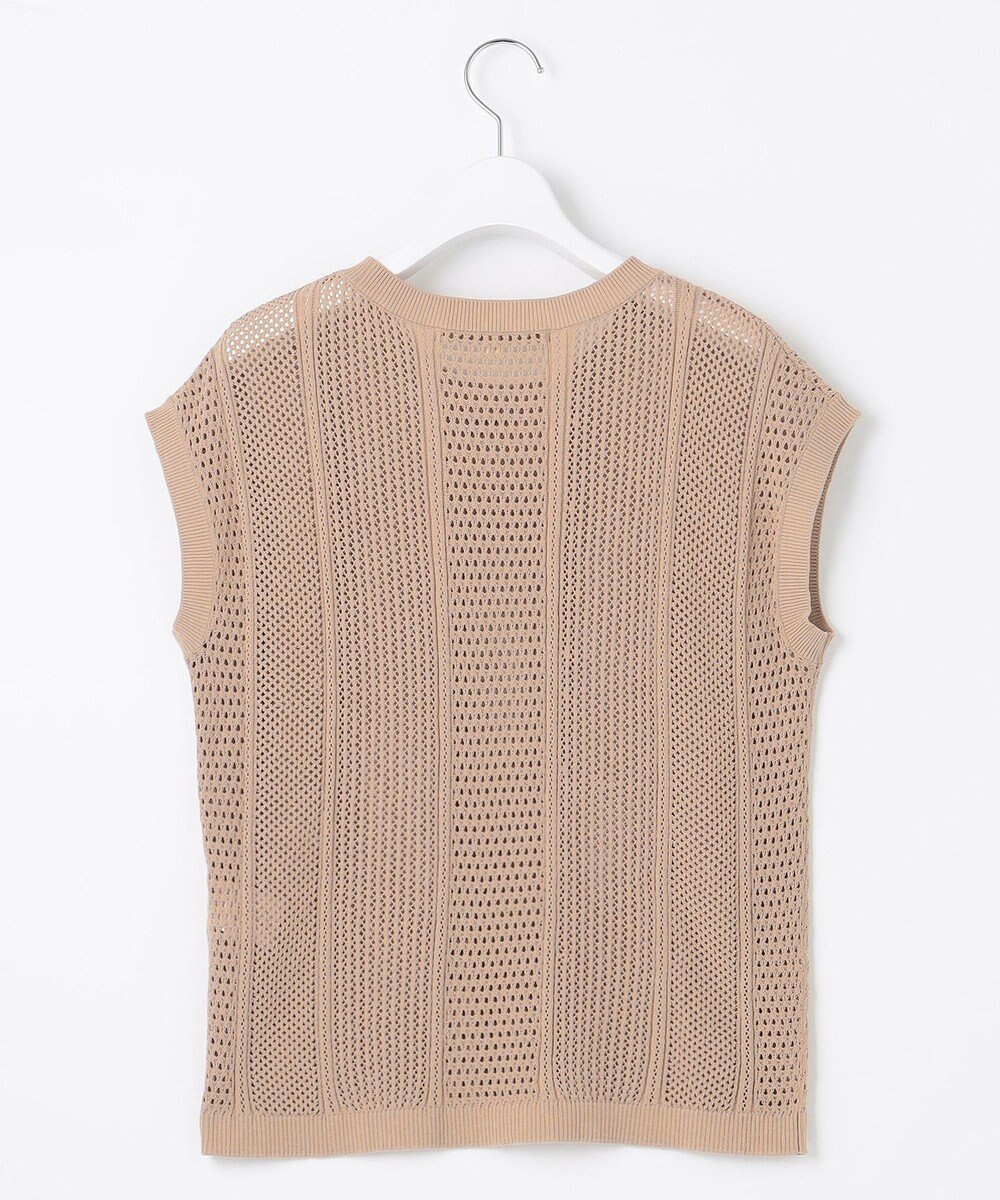 自由区 【洗える・XSサイズあり】シアーコイル ニット 