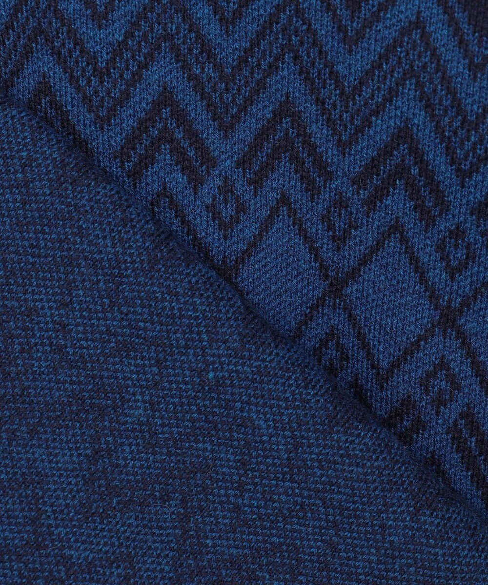 PW CIRCULUS 【手洗い可】【MEN】フェアアイルニットフーディ 