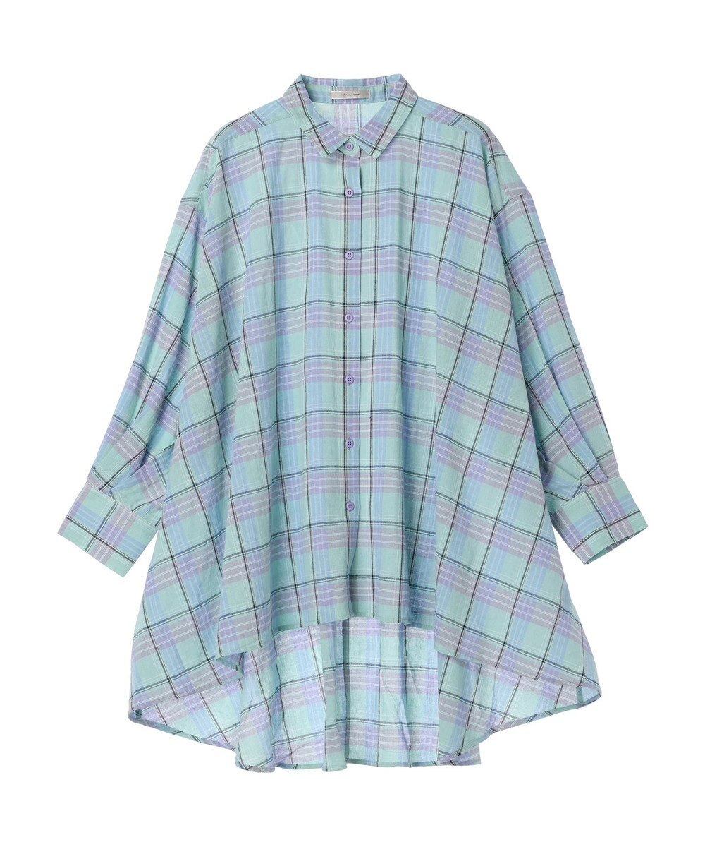 CRAFT STANDARD BOUTIQUE チェックフィッシュテールチュニック 