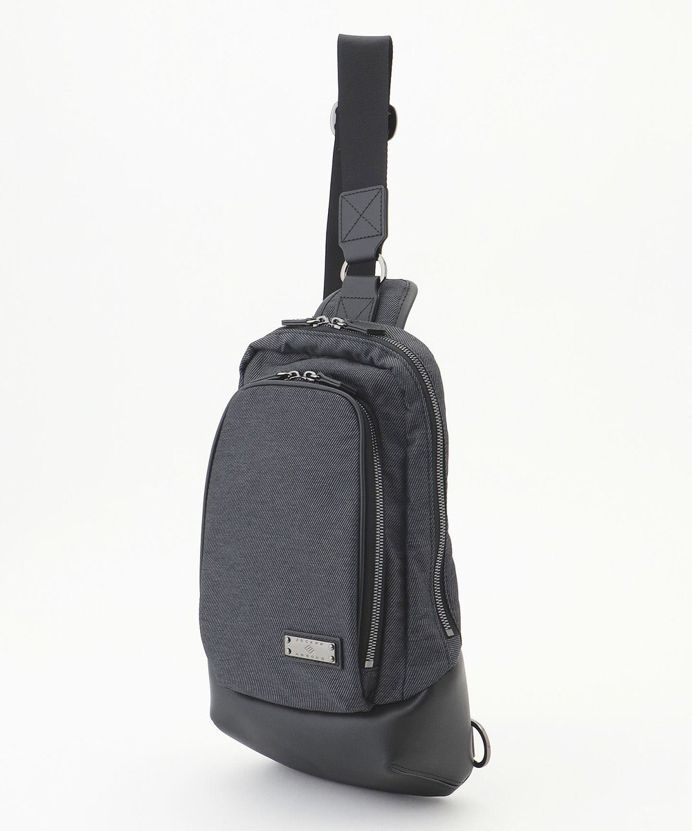 JOSEPH ABBOUD 【軽量/コンパクト】インターレースカルゼ ボディーバッグ 