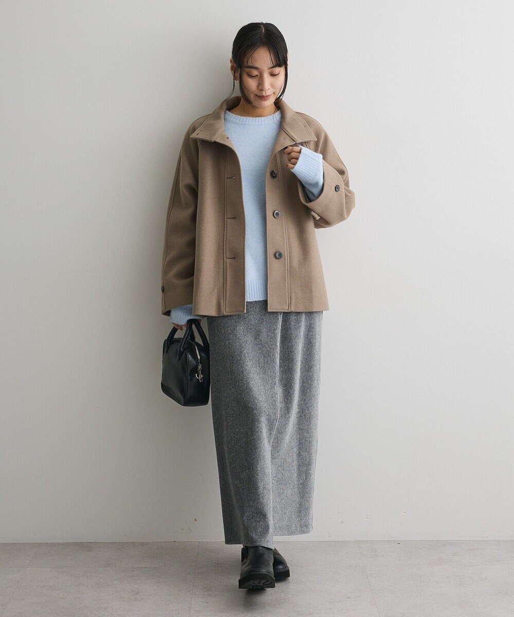 CRAFT STANDARD BOUTIQUE 起毛クルーネックニットプルオーバー 