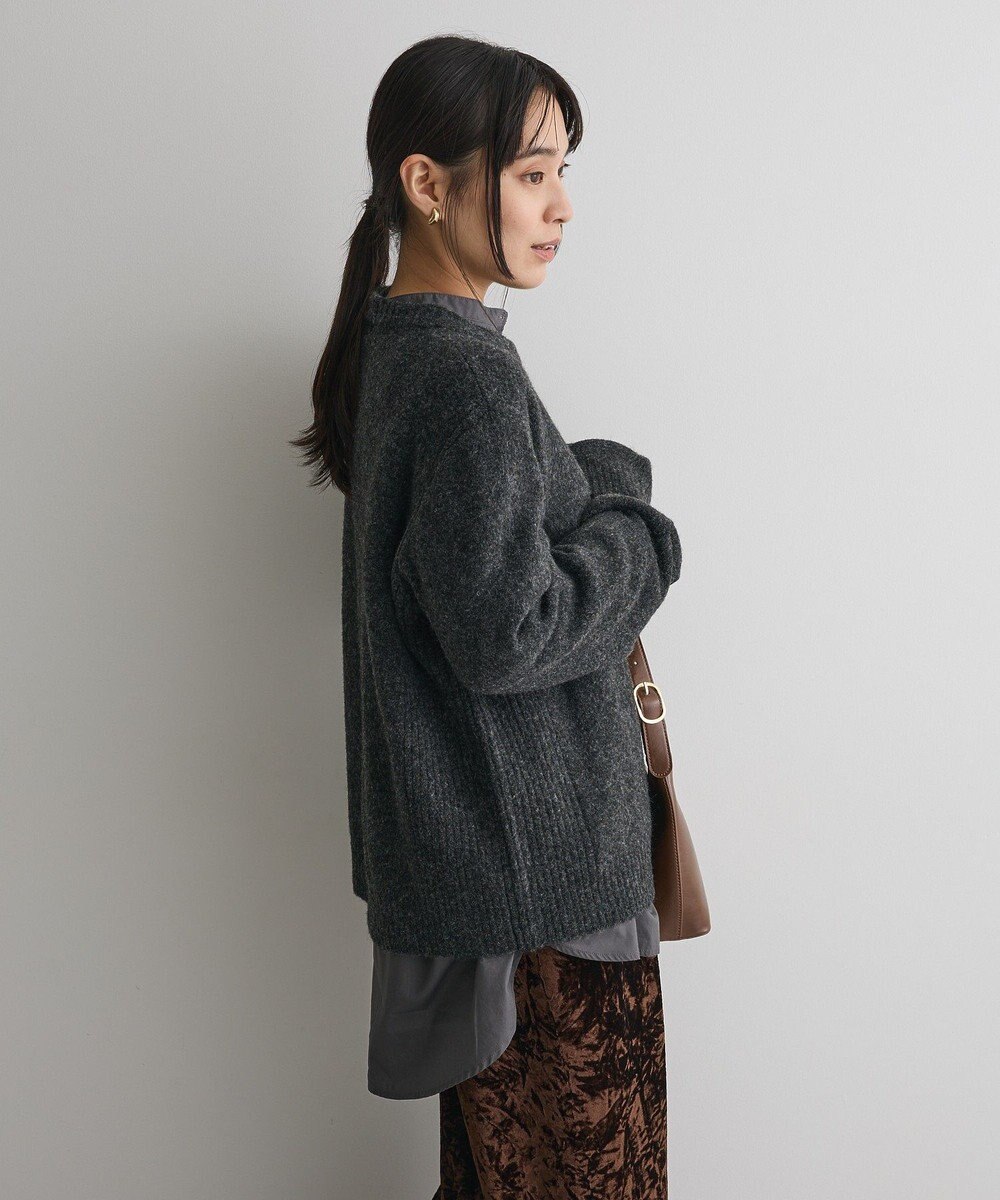 CRAFT STANDARD BOUTIQUE 起毛クルーネックニットプルオーバー 