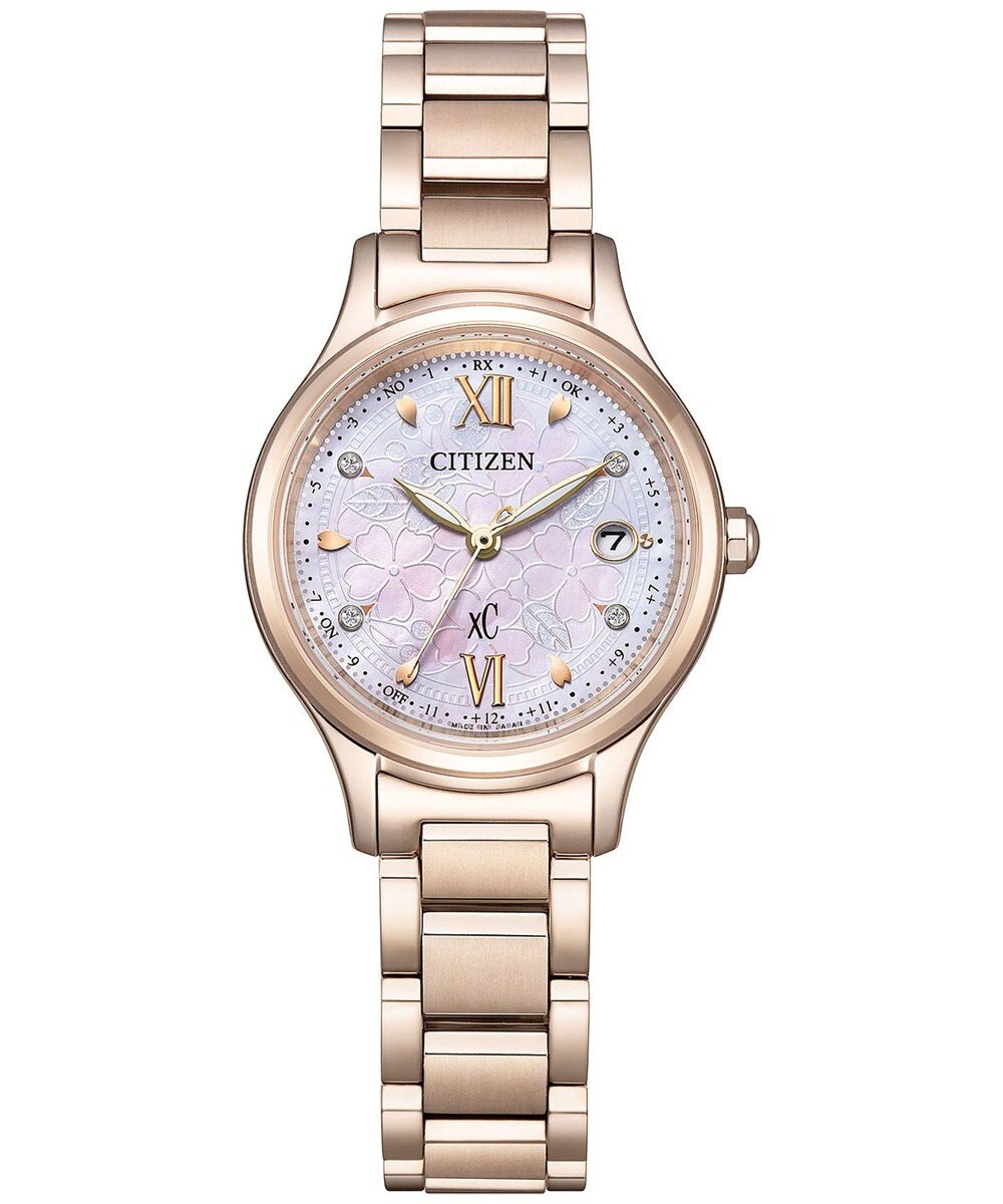 CITIZEN 【xC 30周年アニバーサリーモデル】「桜のフラワーボックス」をテーマにした光発電エコ・ドライブ電波時計 限定ウオッチ ES9498-77N 