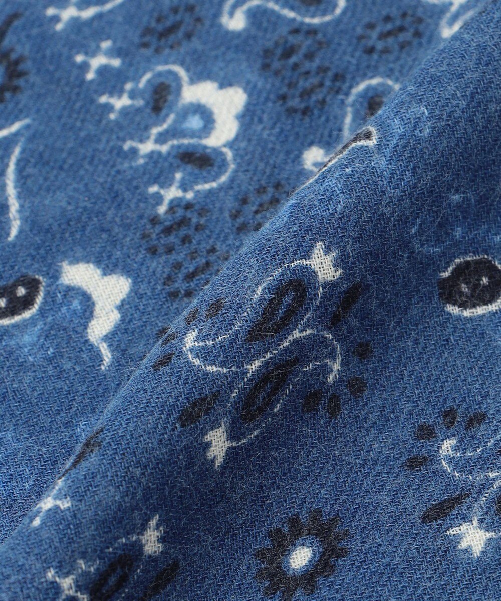 JOSEPH ABBOUD 【イタリア製】ペイズリープリントストール 