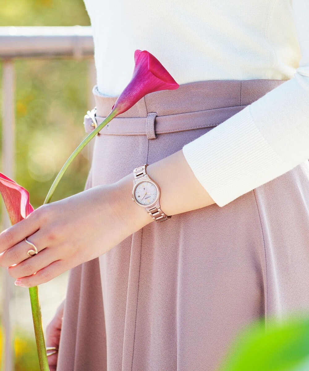 CITIZEN 【xC 30周年アニバーサリーモデル】「桜のフラワーボックス」をテーマにした光発電エコ・ドライブ電波時計 限定ウオッチ ES9498-77N 