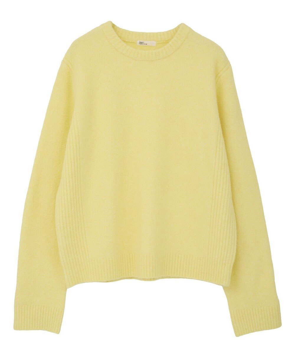 CRAFT STANDARD BOUTIQUE 起毛クルーネックニットプルオーバー 