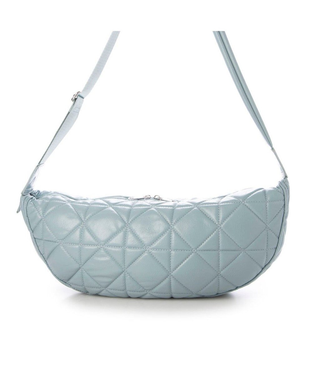 UNBILLION カシュカシュ cachecache / ソフト合皮キルティングハーフムーンショルダー 