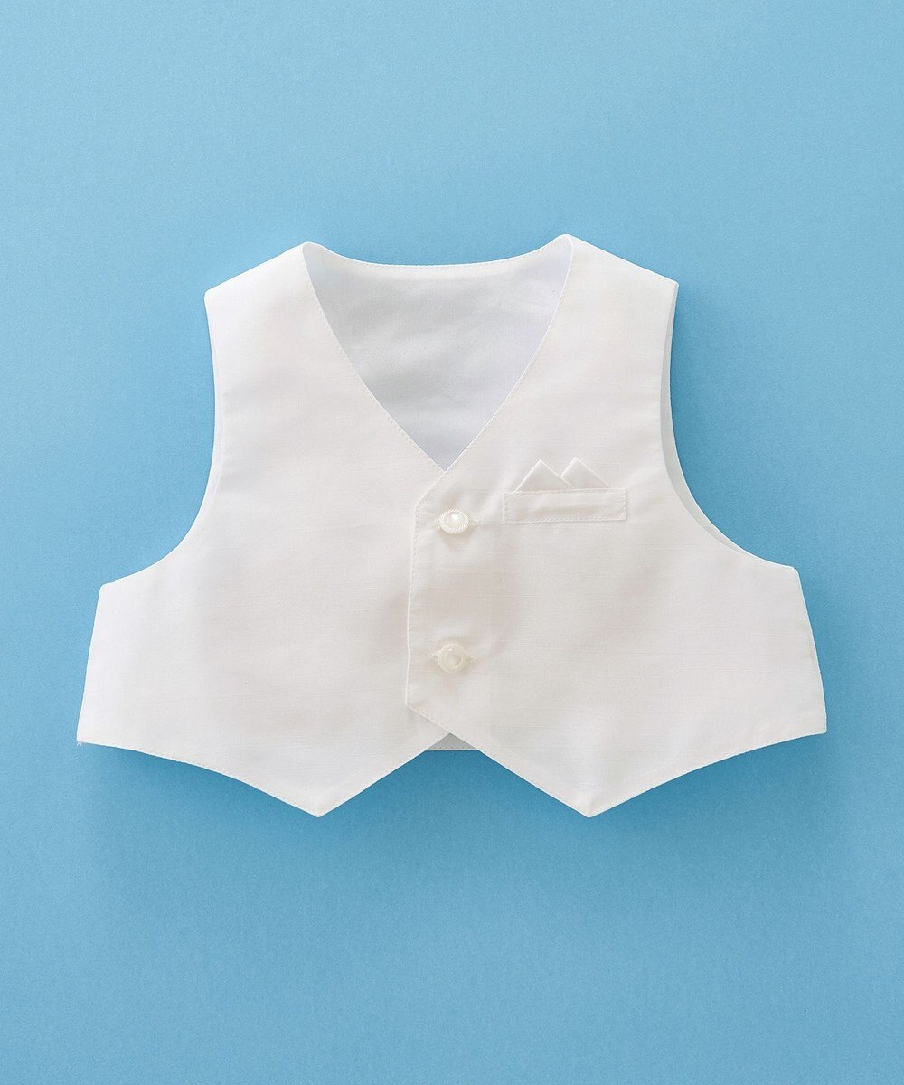 MIKI HOUSE HOT BISCUITS 【ミキハウス】 ツーウェイオールセットタキシード風【春夏向け】（50-70cm） 