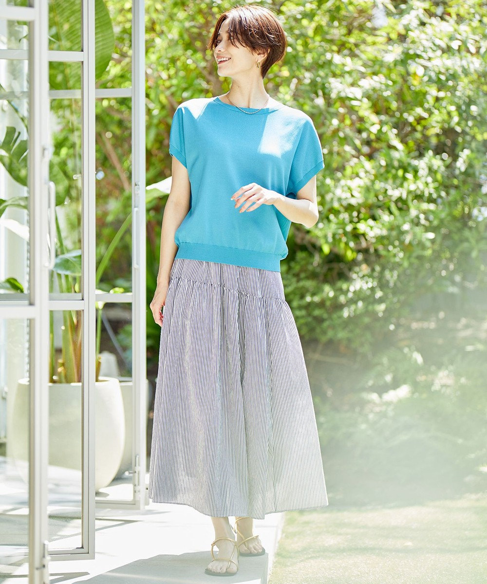 ウォッシャブルストライプスカート / UNFILO | ファッション通販