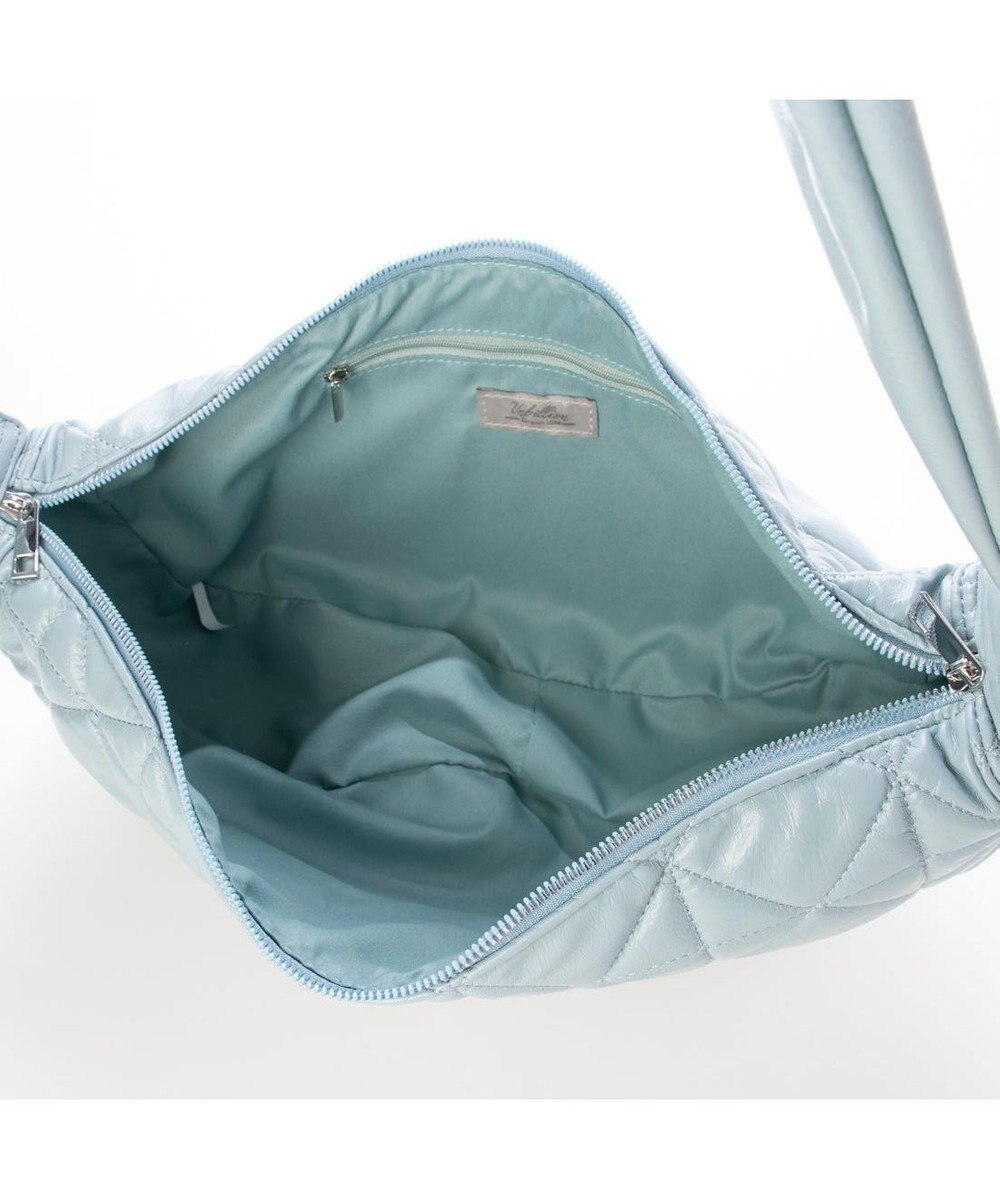 UNBILLION カシュカシュ cachecache / ソフト合皮キルティングハーフムーンショルダー 