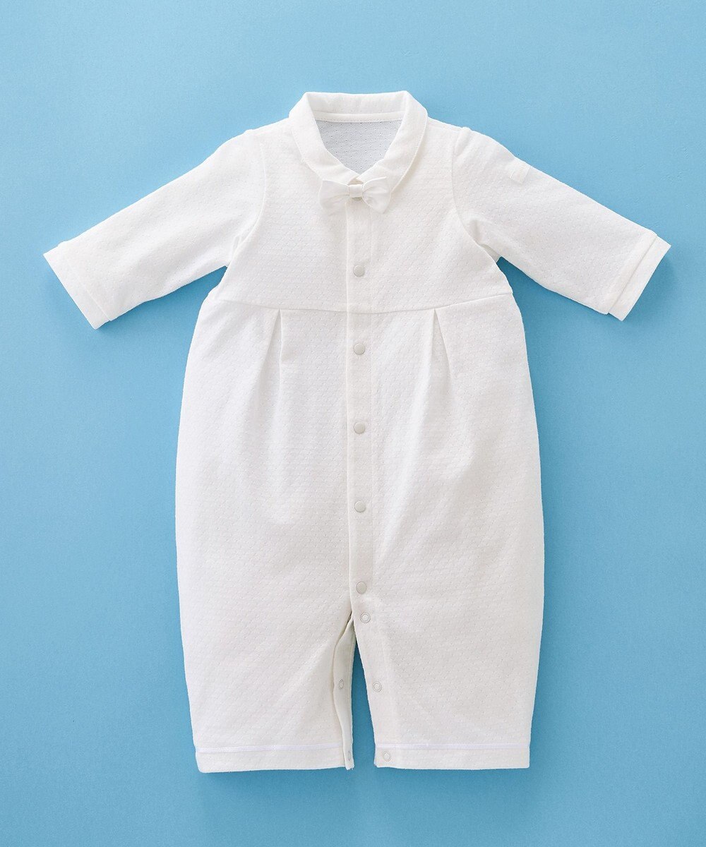 MIKI HOUSE HOT BISCUITS 【ミキハウス】 ツーウェイオールセットタキシード風【春夏向け】（50-70cm） 