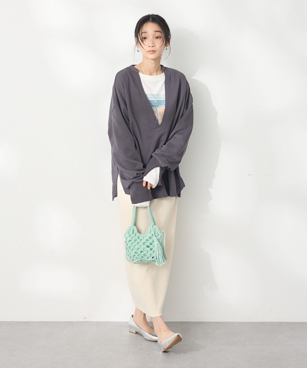 CRAFT STANDARD BOUTIQUE TC裏毛Ｖネックプルオーバー 