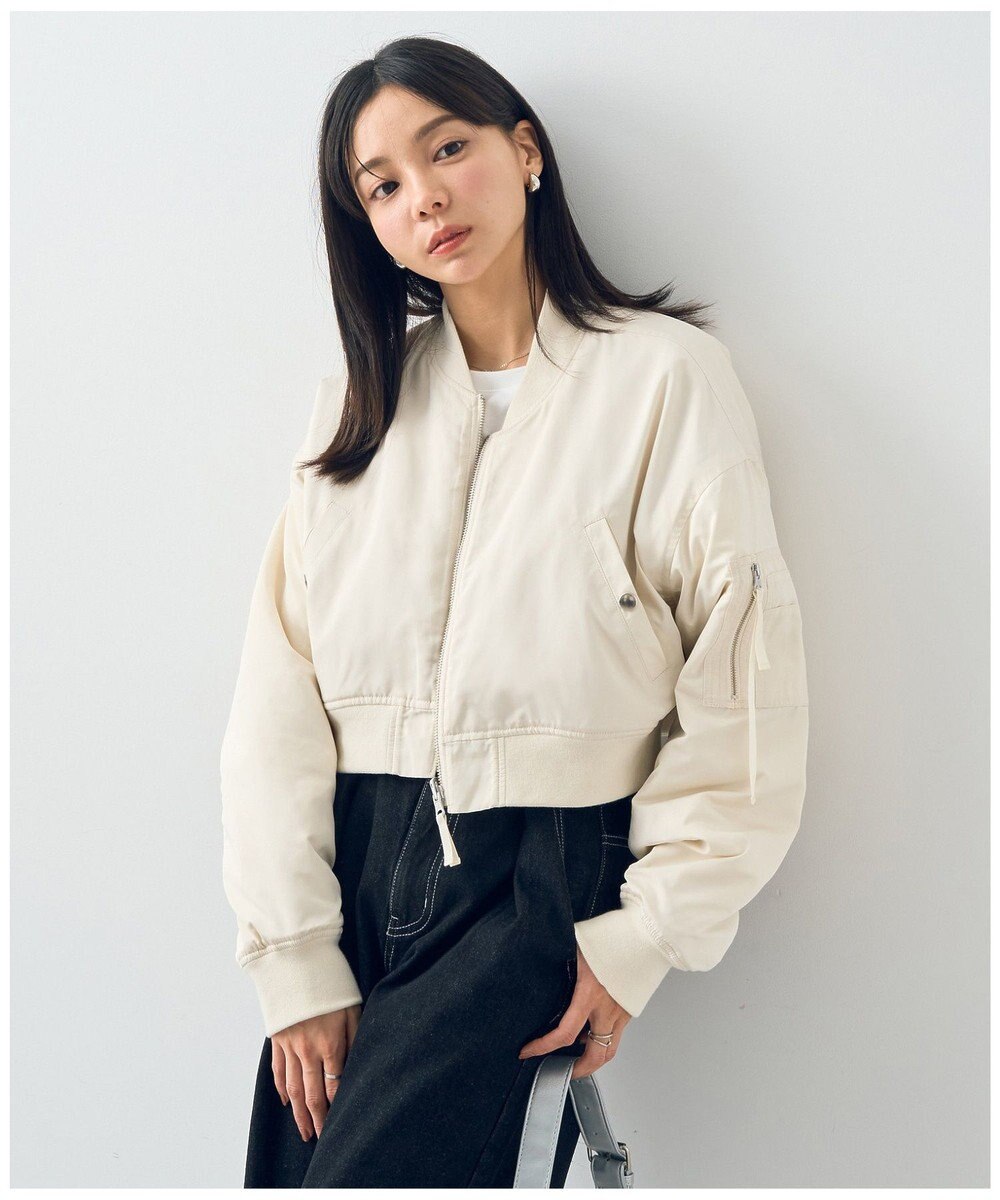 earth music&ecology ファーリバーシブルショートＭＡ－１ 