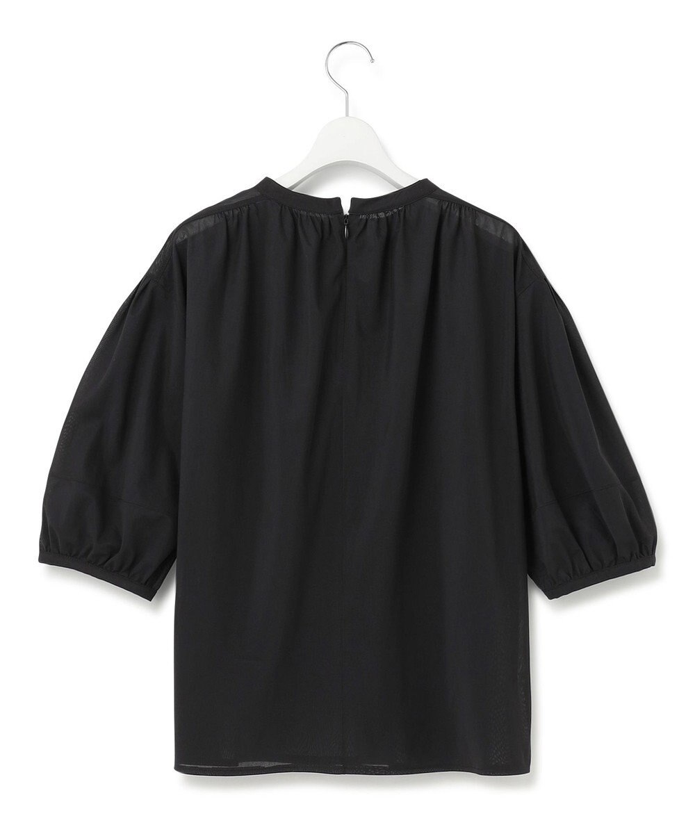 23区 【新色追加/洗える】クリアトリコットジャージー ギャザーデザイン カットソー 