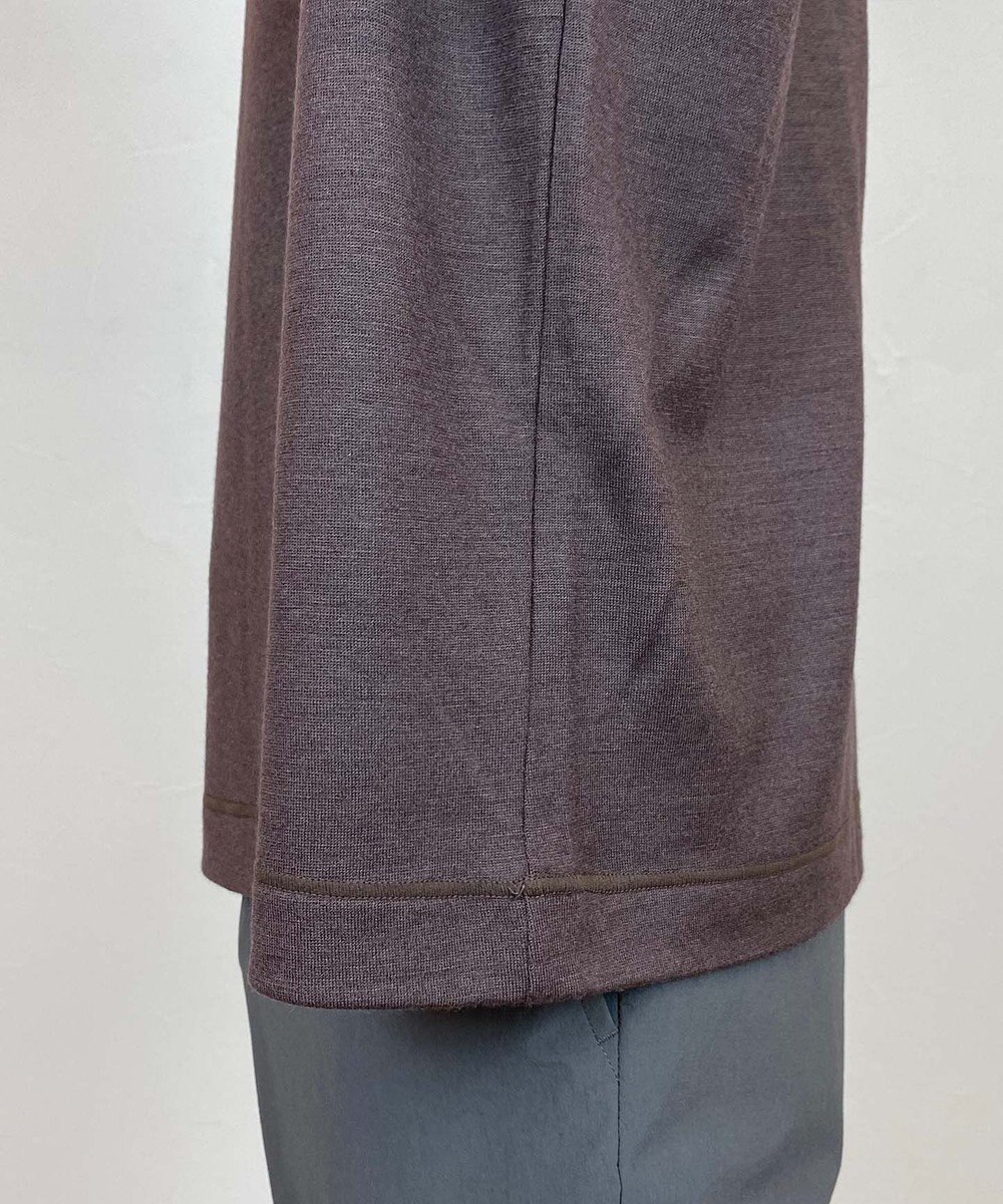 KASHIYAMA 【ウォッシャブル】ウールジャージークルーネックニット 