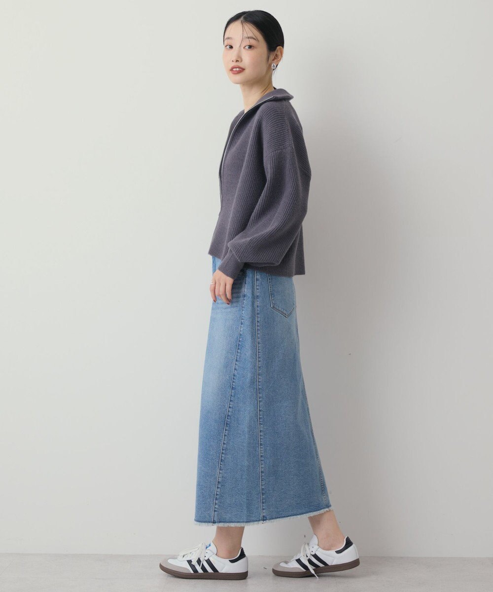 AMERICAN HOLIC ZIPハイネックカーディガン 