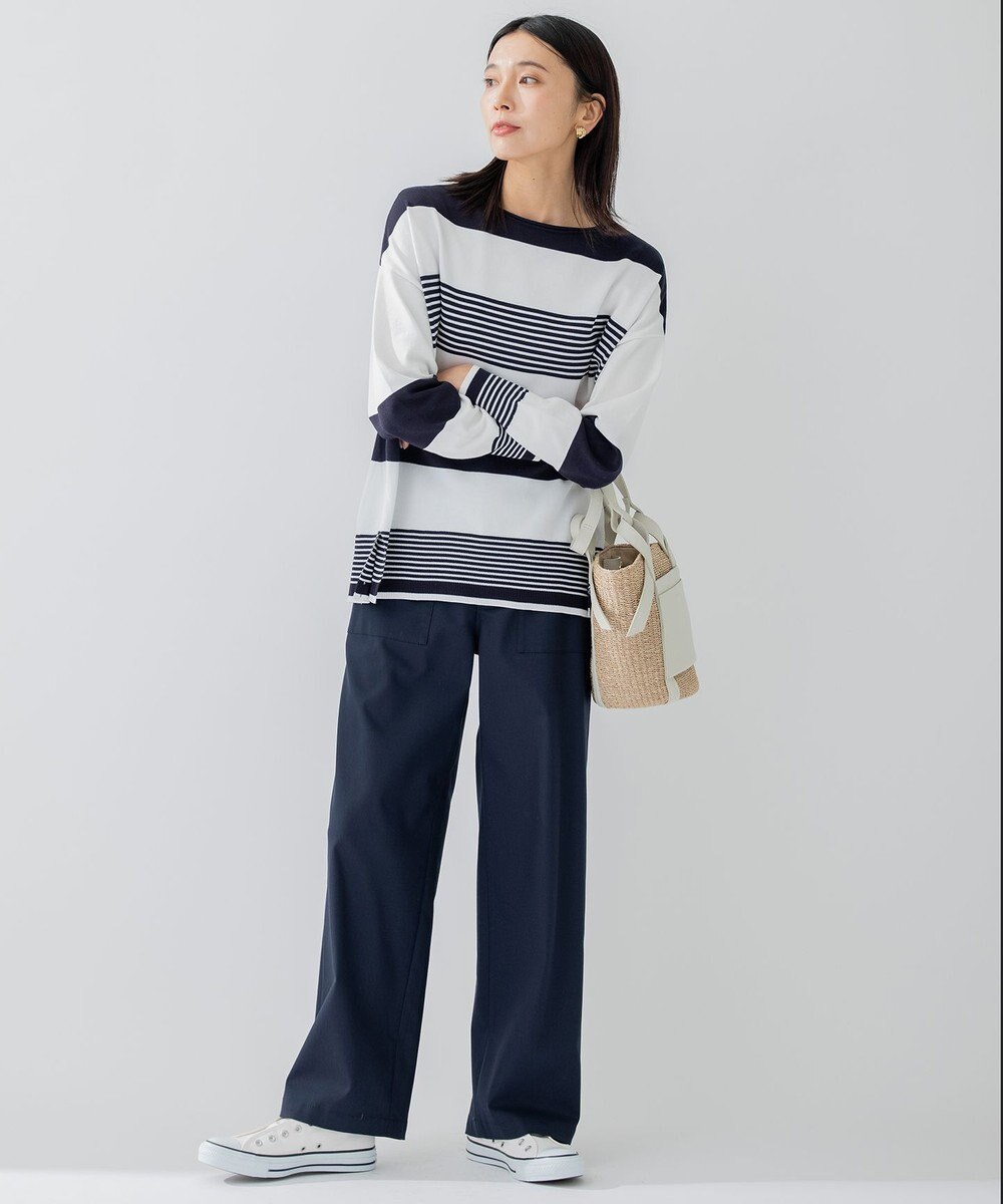 23区 S ストレッチコットンポリエステル ニット 