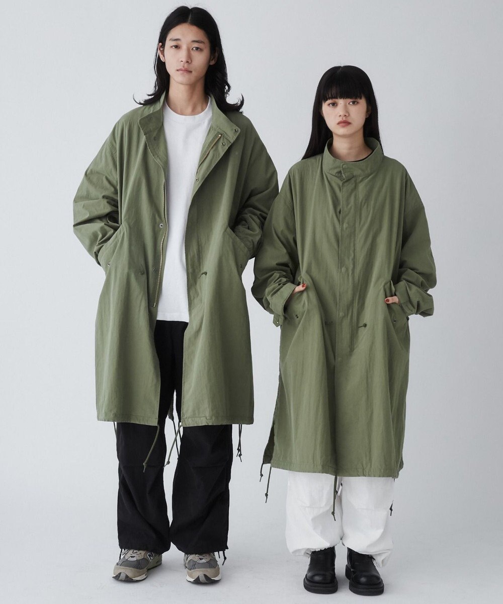 WEGO 【ユニセックス着用ITEM】サイドスリットモッズコート 