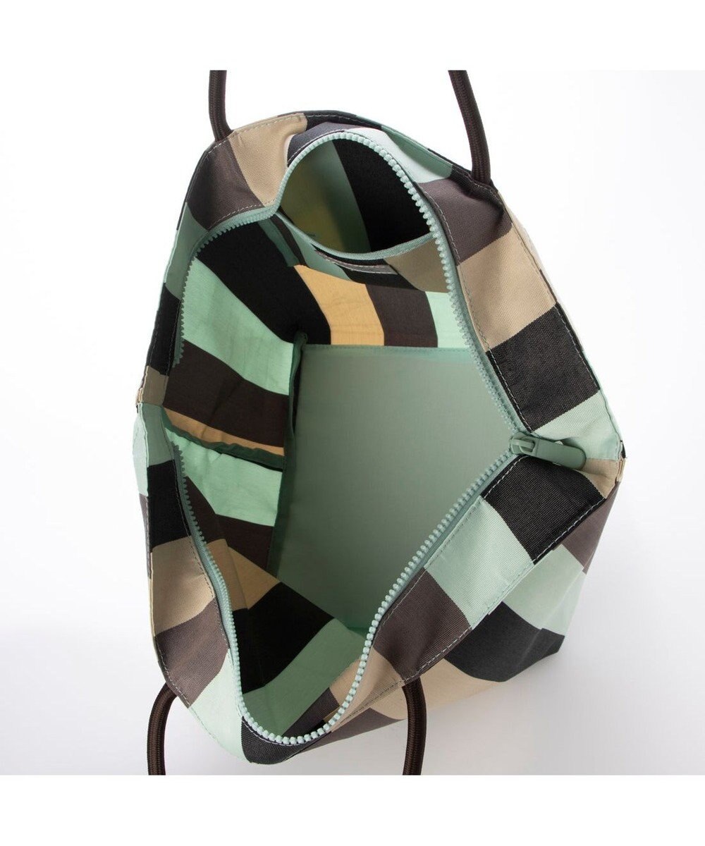 UNBILLION カシュカシュ cachecache / ウォータプルーフストライプビッグトート 