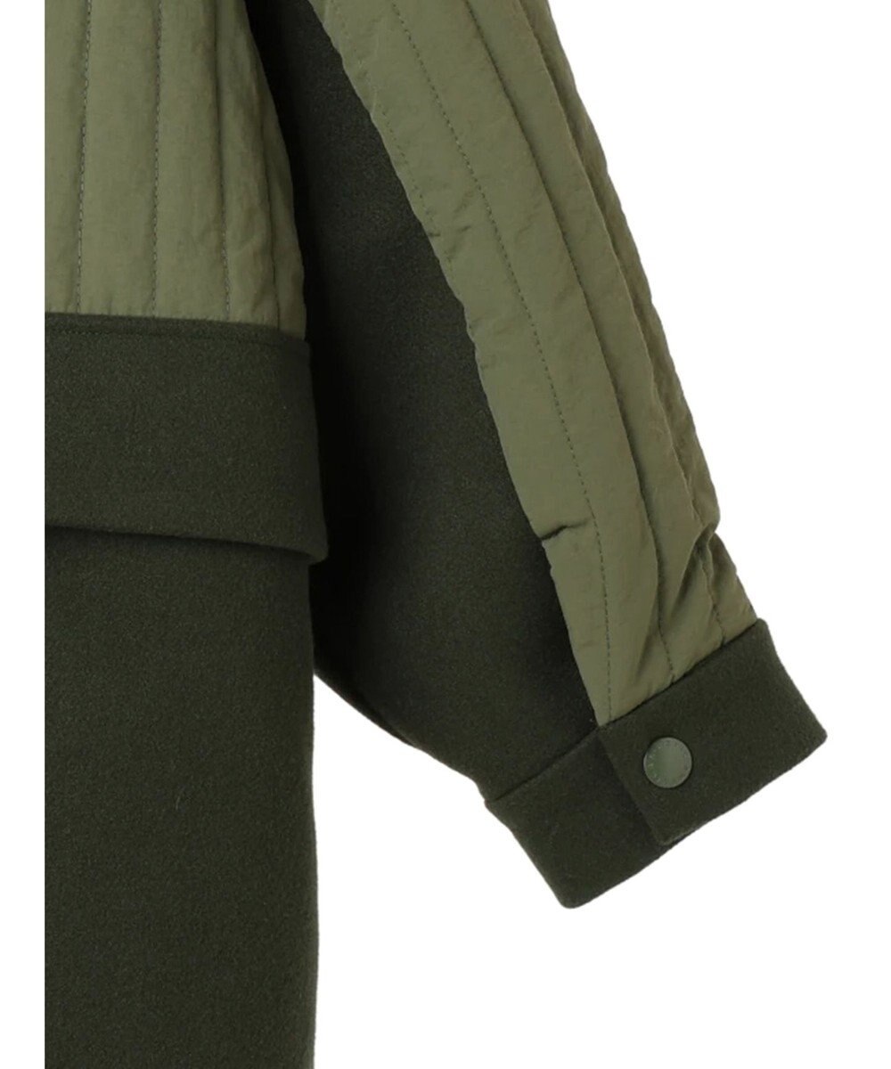 AMERICAN HOLIC キルポカ異素材Ｍｉｘロングコート 