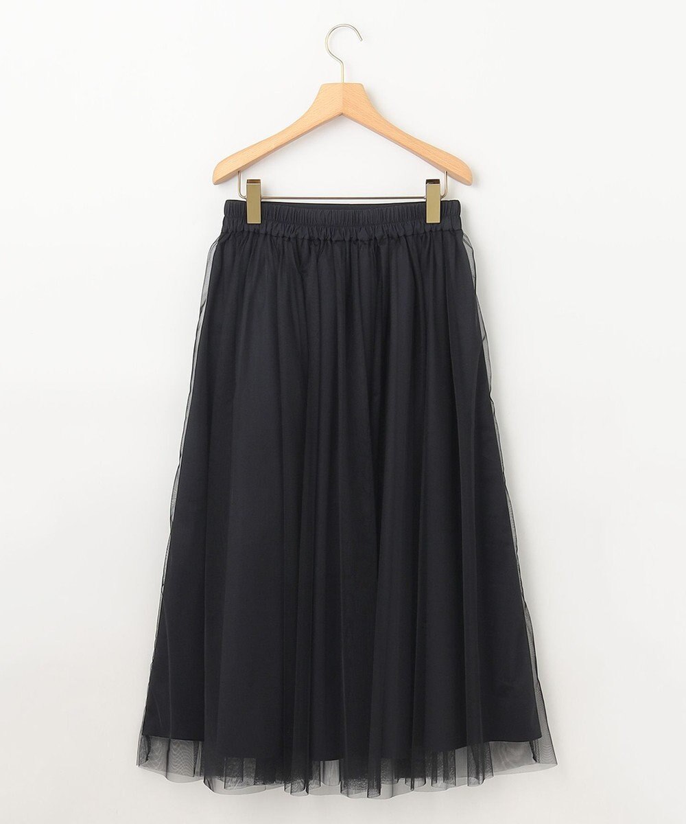 組曲 L 【WEB限定・2SET】シャイニーラメニット×チュールスカート 