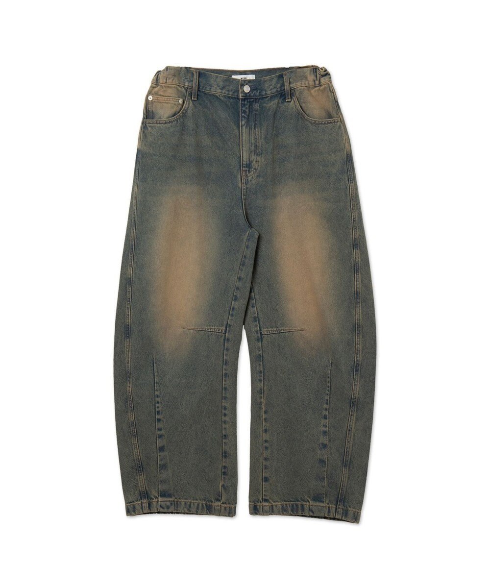 WEGO イージーバレルレッグデニムパンツ2 