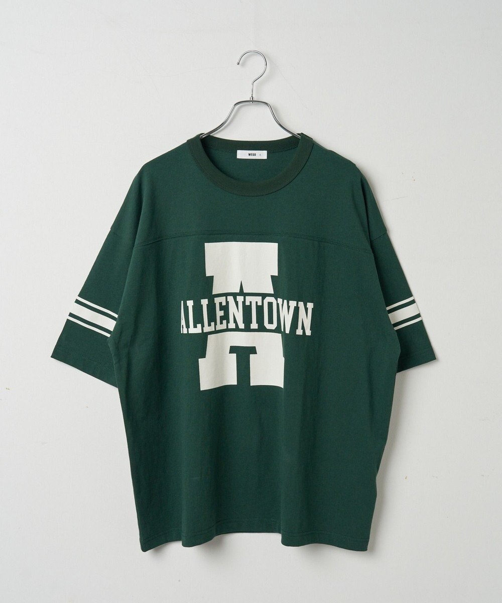 WEGO 【ユニセックス着用ITEM/手洗い可/MLサイズ】フットボールBIG　T（S） 
