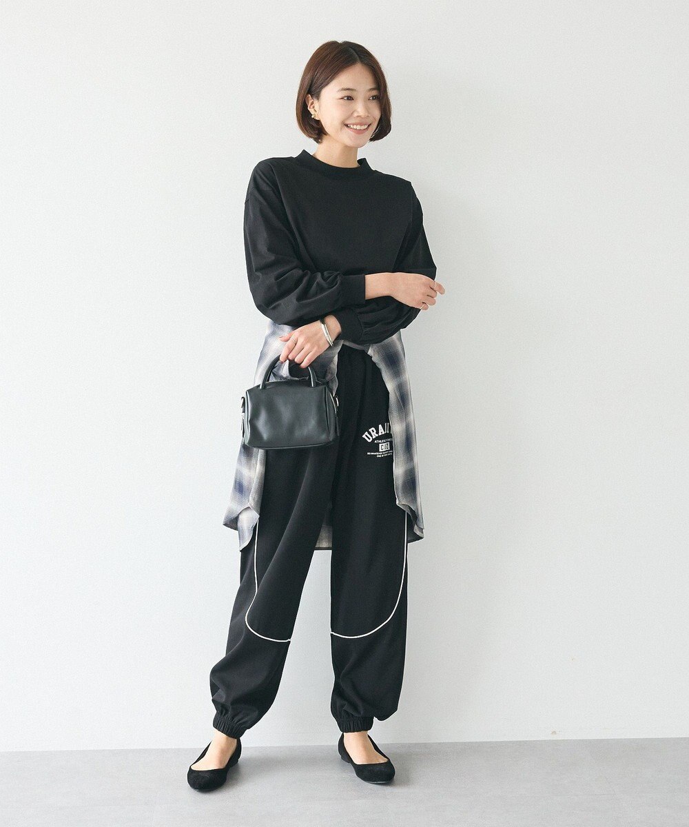 CRAFT STANDARD BOUTIQUE モックネックリングドット長袖プルオーバー 