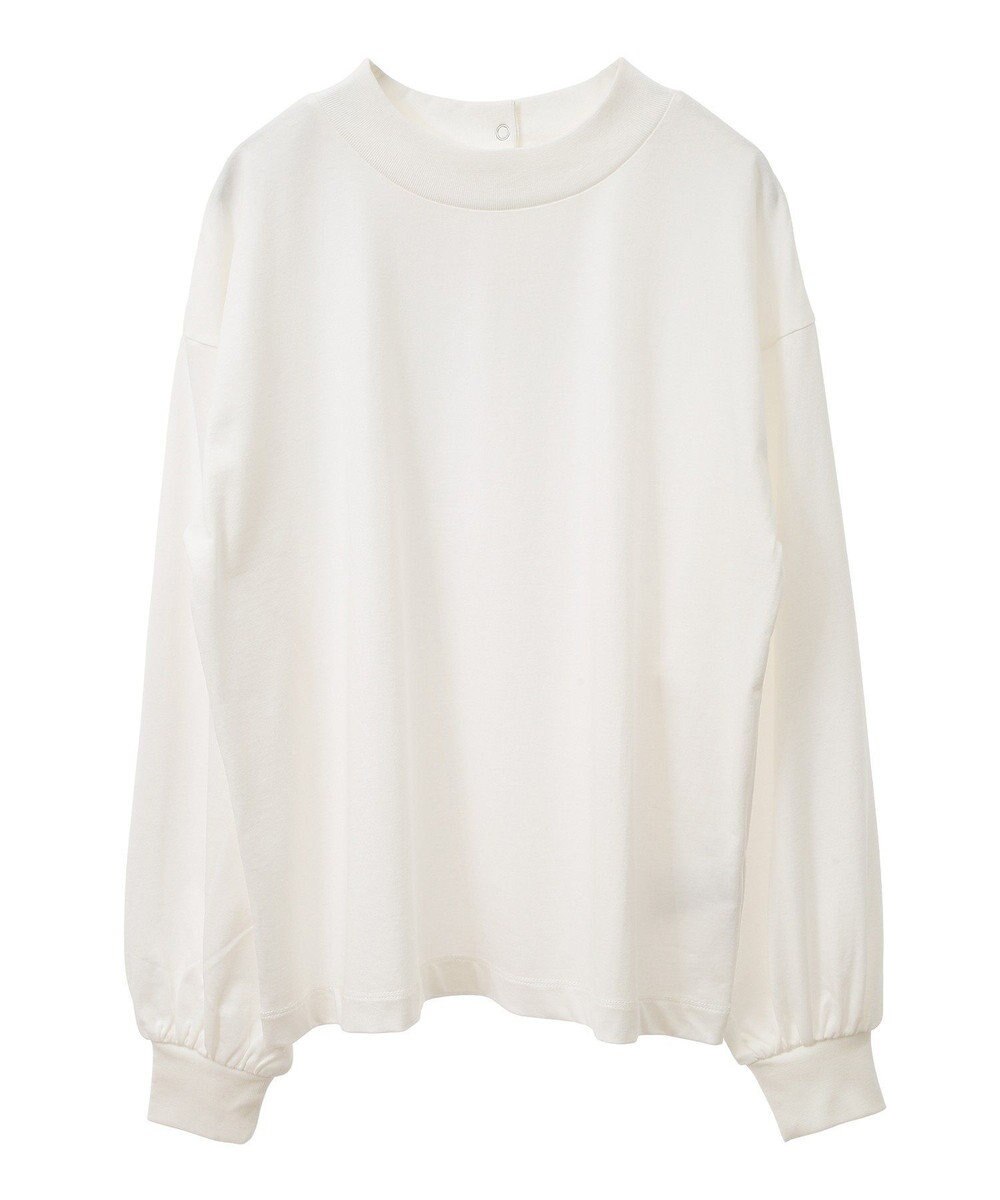 CRAFT STANDARD BOUTIQUE モックネックリングドット長袖プルオーバー 