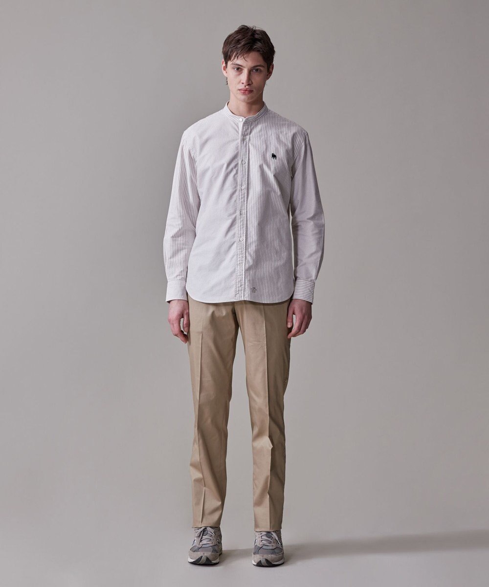 J.PRESS MEN 【IVY COLLECTION】【毎シーズン大好評】バックブル ロンストクレイジーパターン バンドカラーシャツ 