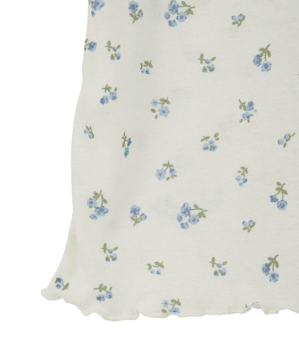 earth music&ecology ハイネックフラワーメロープルオーバー 