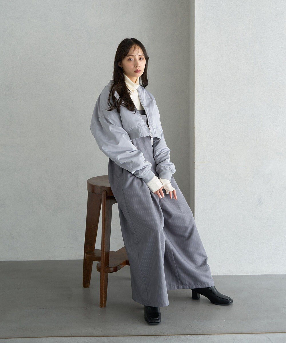 earth music&ecology ファーリバーシブルショートＭＡ－１ 