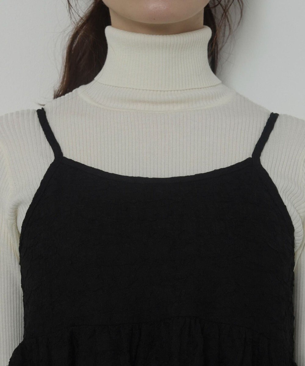 WEGO イレヘムフリルキャミワンピース 