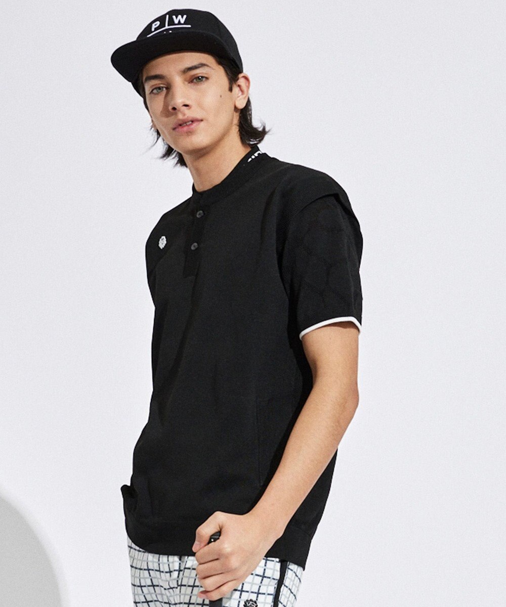 PW CIRCULUS 【MEN】バッグメッシュ ニットベスト 