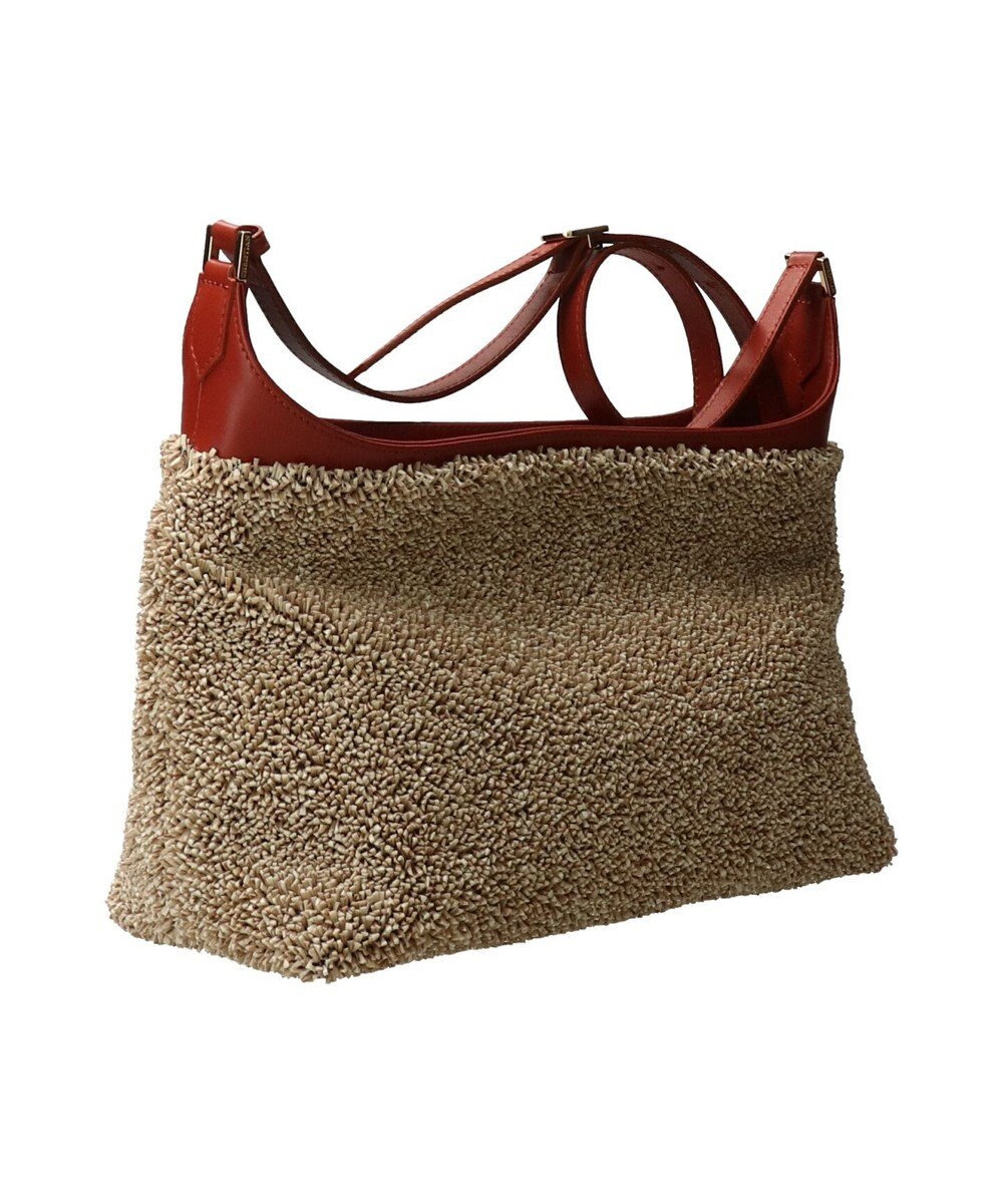 INTER-CHAUSSURES 【Christian Villa】異素材コンビショルダーバッグ 