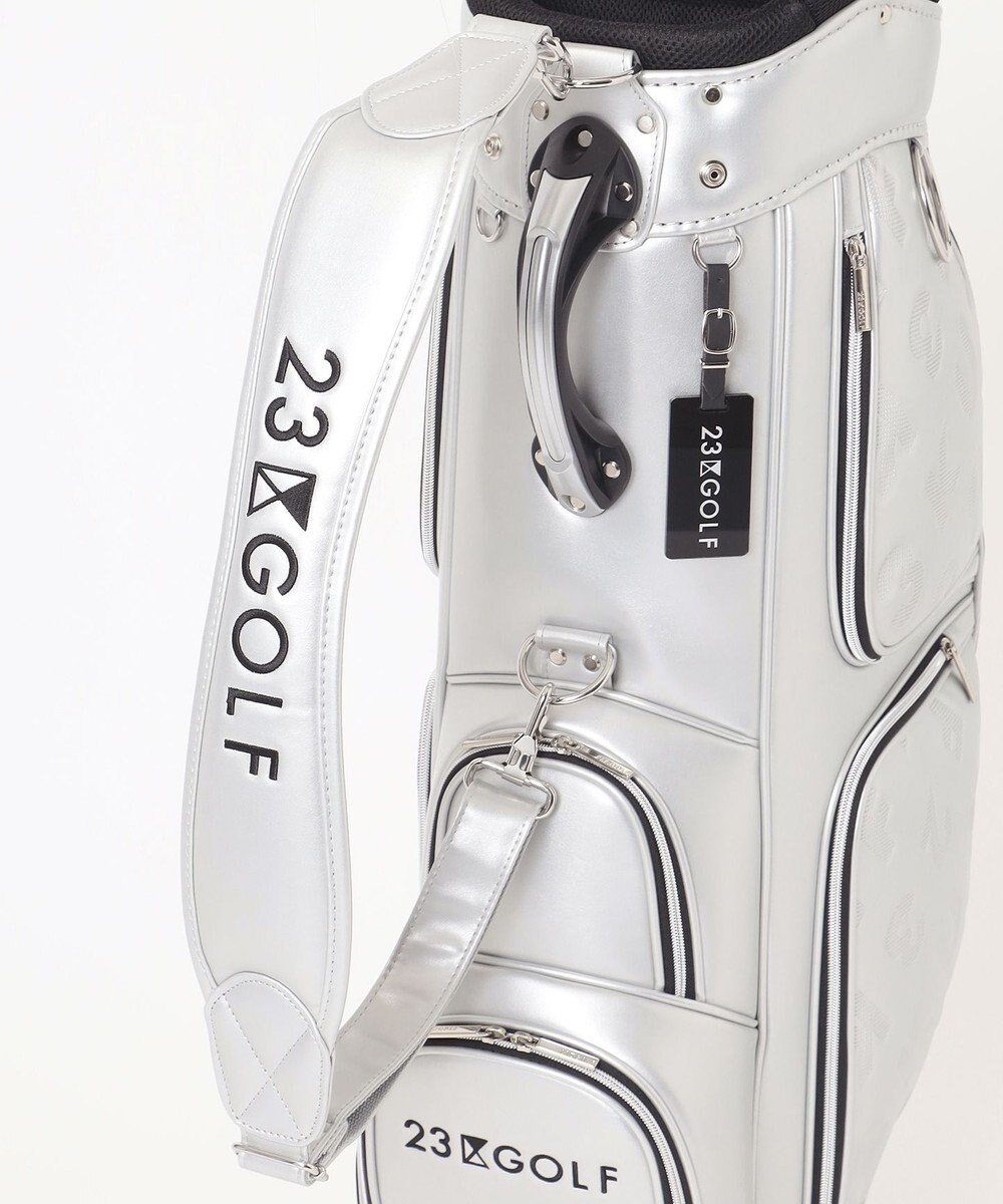 23区GOLF 【UNISEX】ロゴエンボス キャディバッグ 