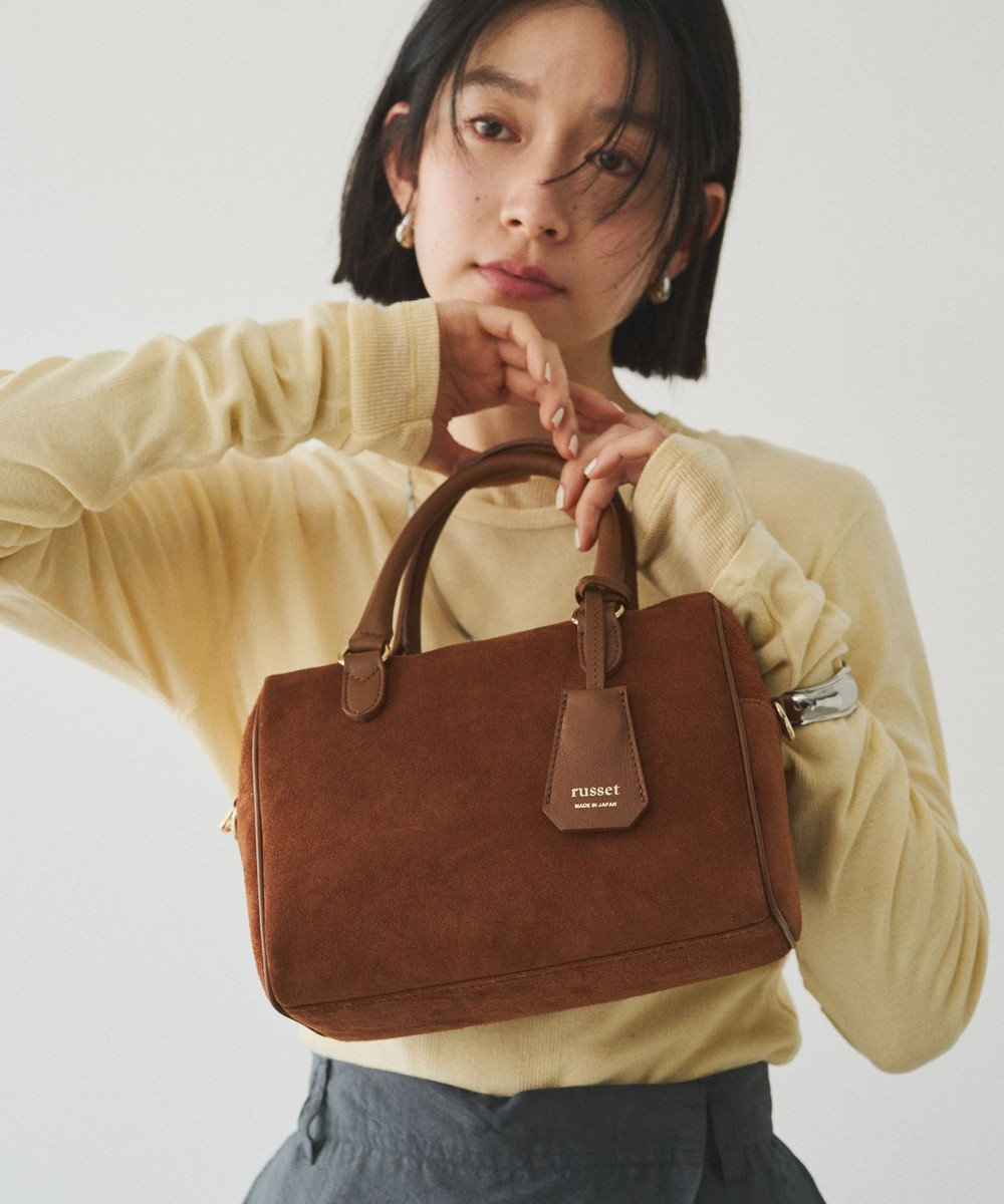 russet  スエード2WAYミニボストンバッグ(CE-1570-WEB) 