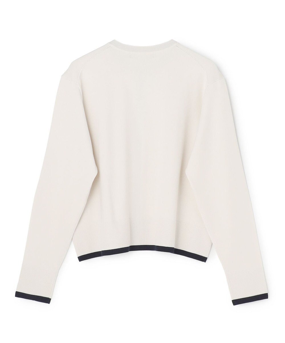 UNFILO L マイビューティニット バイカラー カーディガン 