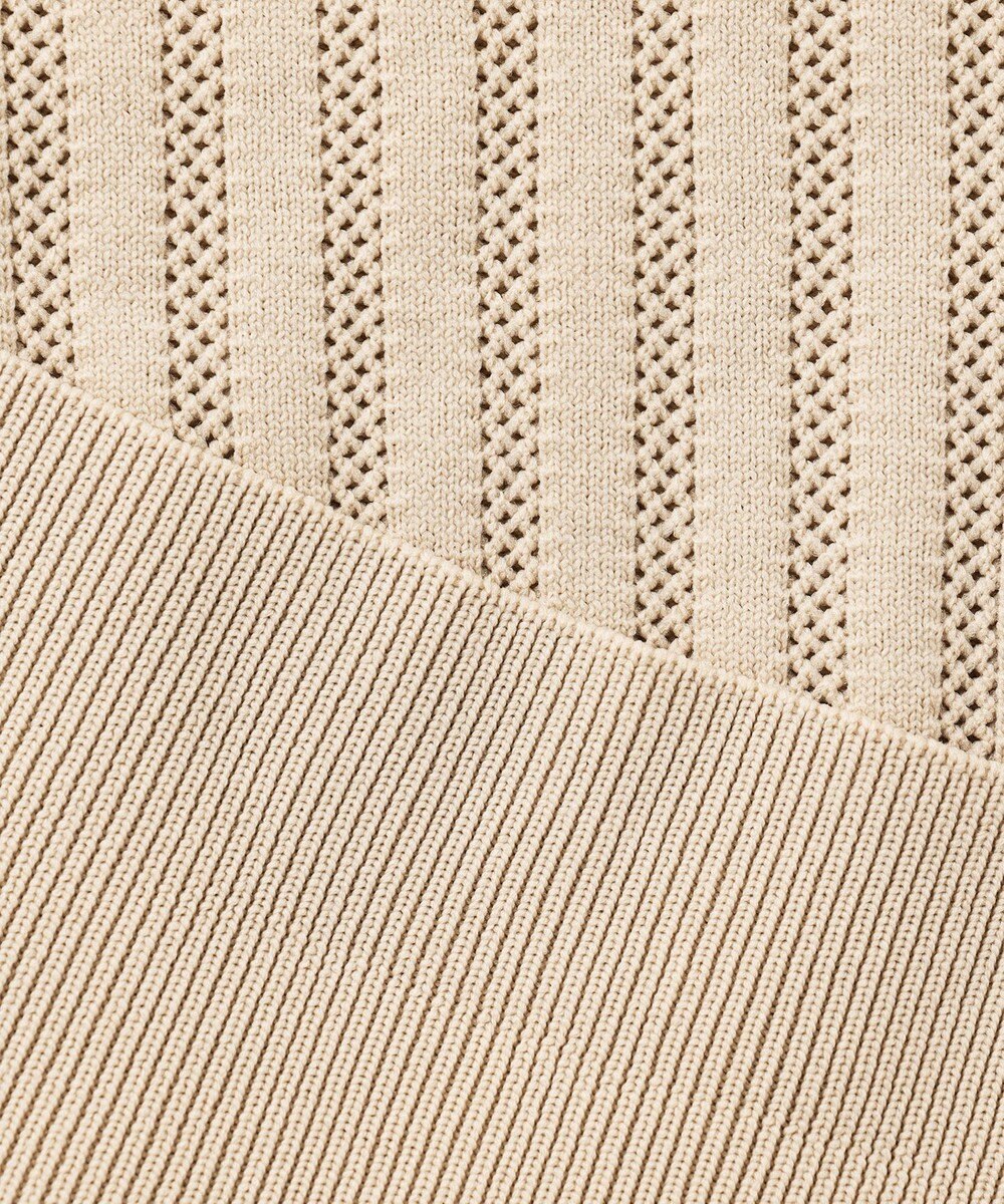 ANY アイレットパターン ニットプルオーバー 