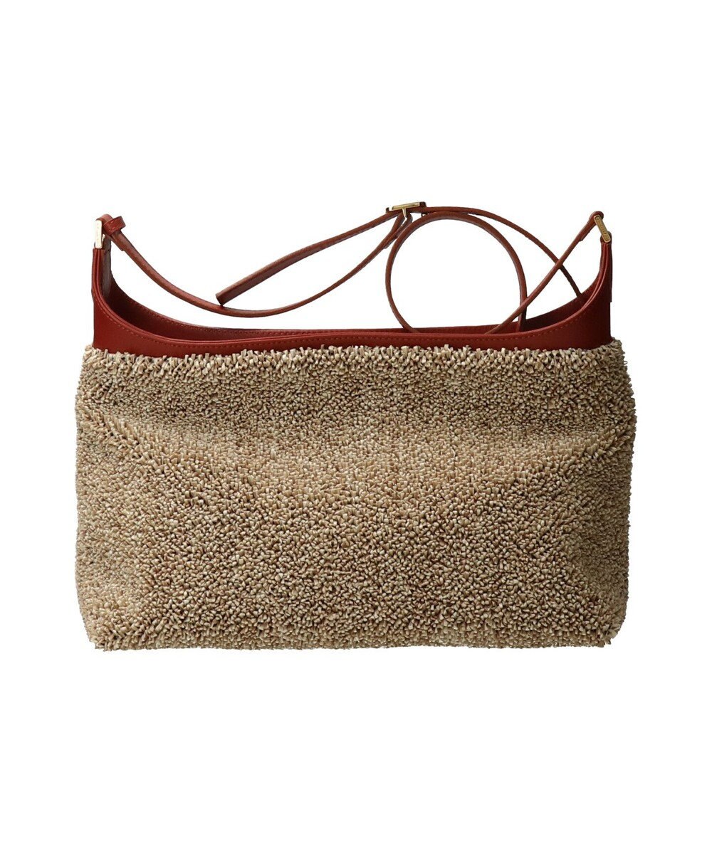 INTER-CHAUSSURES 【Christian Villa】異素材コンビショルダーバッグ 